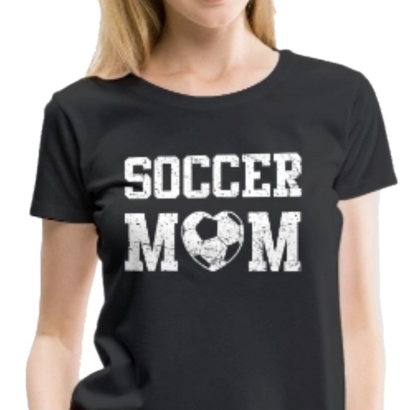 Soccer MOM Black T Shirt Logo Size xl Womens - Picture 2 of 3